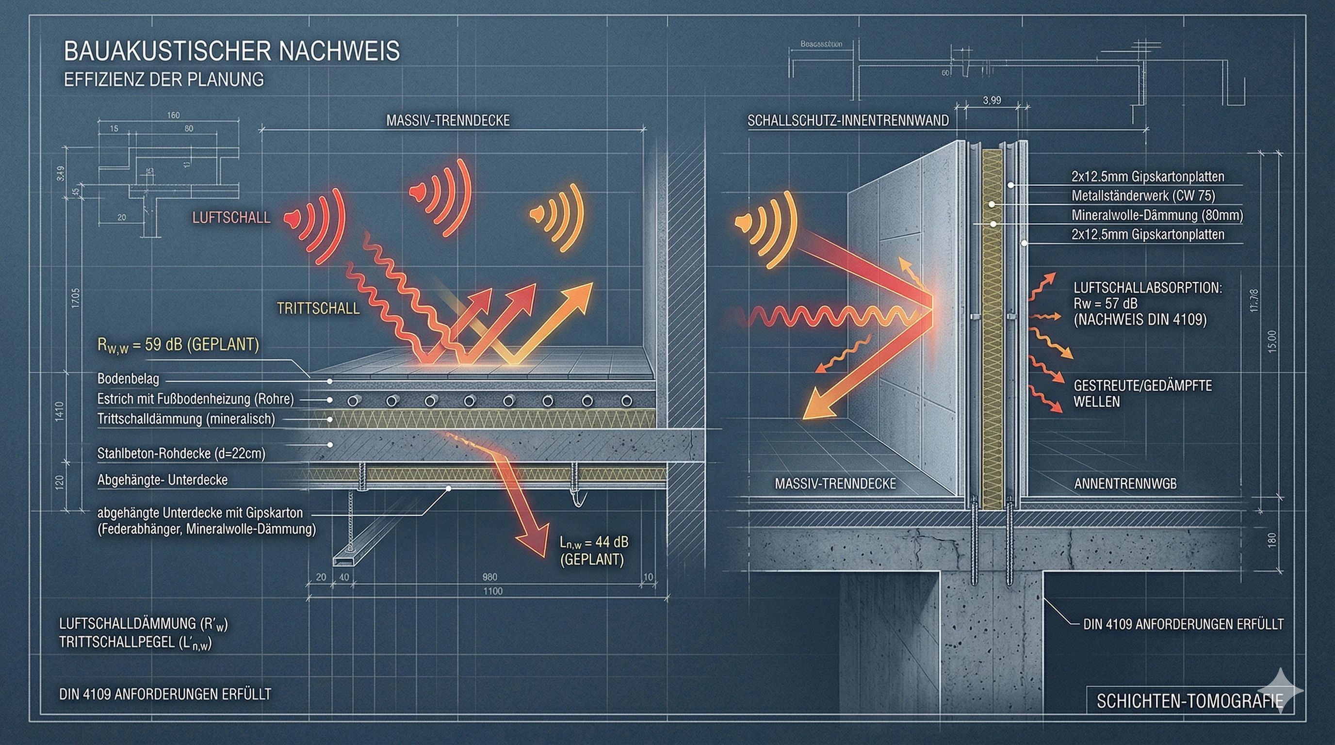 Schallschutzplanung im Massivbau