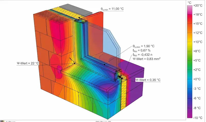 Wärmebrückensimulation und Detailberechnung